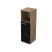 9ПЛ.017.8 Пенал средний со стеклом и нишей (400x450x1245), левый (Teakwood)