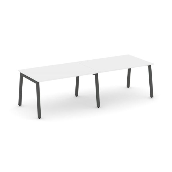 Стол переговорный SN-5A.SPRG-014.3 (3160х980х750) (Белый/Металл Антрацит)