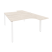 Рабочая станция на П-образном м/к Onix O.MP-D.SA-3 1380x2395x750 (Тиквуд Темный/Белый Металл)