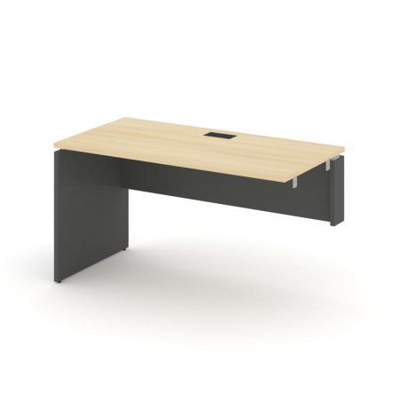 Стол-приставка к опорным элементам SN-D.OPRS-014(R) (1580х700х750) (Акация Лорка/Антрацит)