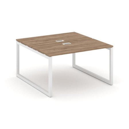 Рабочая станция 2-х сторонняя SN-5O.DRS-011 (980х1432х750) (Дуб Табак/Металл Белый)