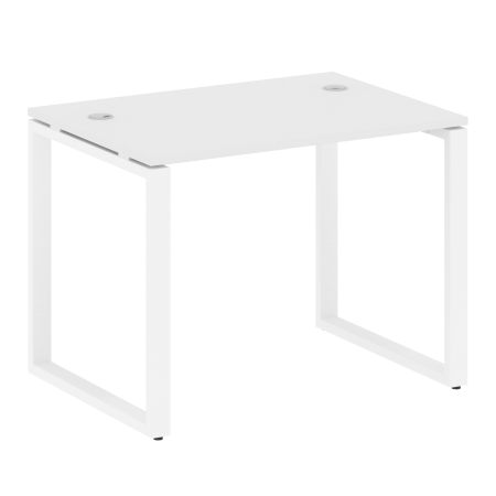 Стол письменный Metal System Style БО.СП-1 1000x720x750 (Белый/Белый металл)