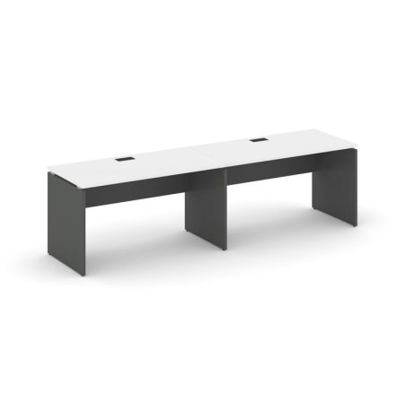 Рабочая станция 1 сторонняя SN-D.ORS-024 (3160х800х750) (Белый/Антрацит)