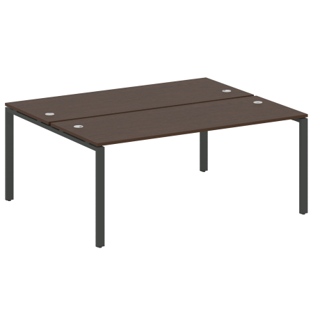 Рабочая станция Metal System Style БП.РАС-СП-2.5 1800x1475x750 (Венге Цаво/Антрацит металл)
