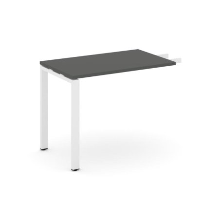 Брифинг-приставка SN-6P.BR-002 (780х600х750) (Антрацит/Металл Белый)