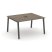 Стол переговорный SN-6A.SPRG-032 (1180х1180х750) (Тиквуд Светлый/Металл Антрацит)