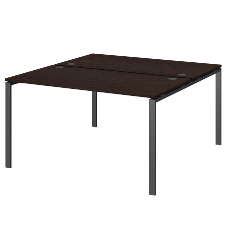 Бенч двойной на 2 рабочих места Арго-М АМБ-005.60 1800x1236x760 (Дуб венге/Антрацит)