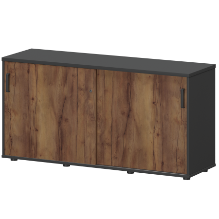 Тумба-купе Смарт СМТ-15.7К Тип1 1496x444x750 (Графит/Таксония)