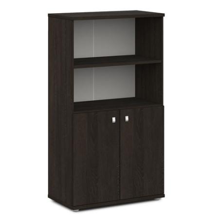 Офисный шкаф полуоткрытый Vasanta V-663 820x440x1490 (Дуб Кентербери)