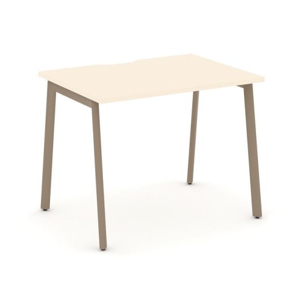 Стол письменный ES.SP-1-VP (980х730х750) (Сатин/Металл Латте)