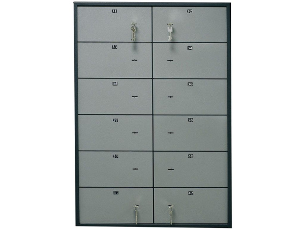 Блок депозитных ячеек VALBERG DB-12S (Серый/Графит)