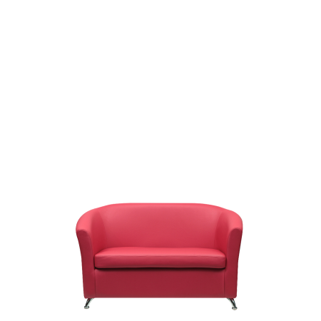 Диван офисный Коломбо (С-100) 2-х местный (Розовый)