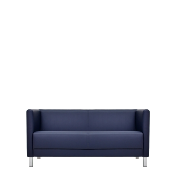 Диван офисный Атланта (М-01) 3-х местный (Синий)