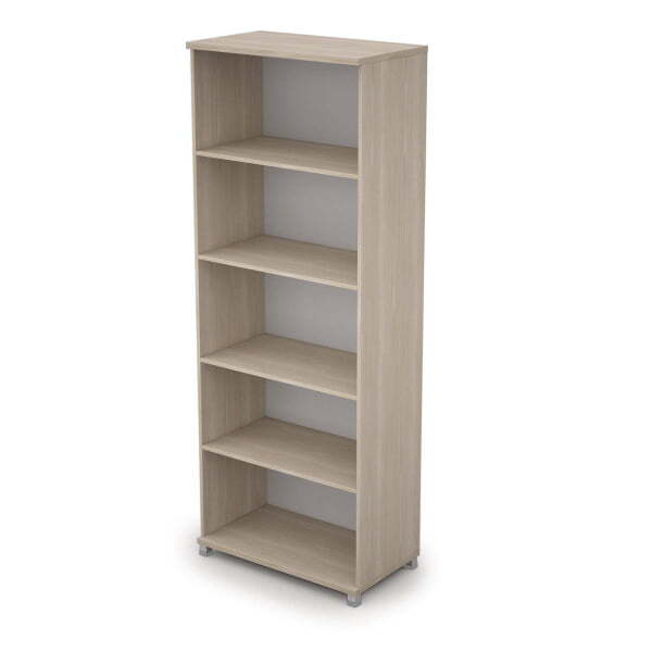 6Ш.005 Стеллаж широкий (800x450x2116) (Шамони светлый)