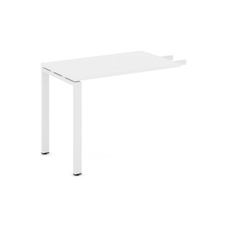 Брифинг-приставка SN-6P.BR-002 (780х600х750) (Белый/Металл Белый)