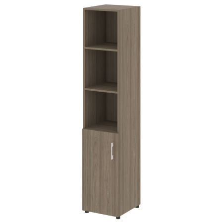 Шкаф высокий узкий нужен топ левый LT.SU 1.1 L 400x450x1990 (Вяз Благородный)