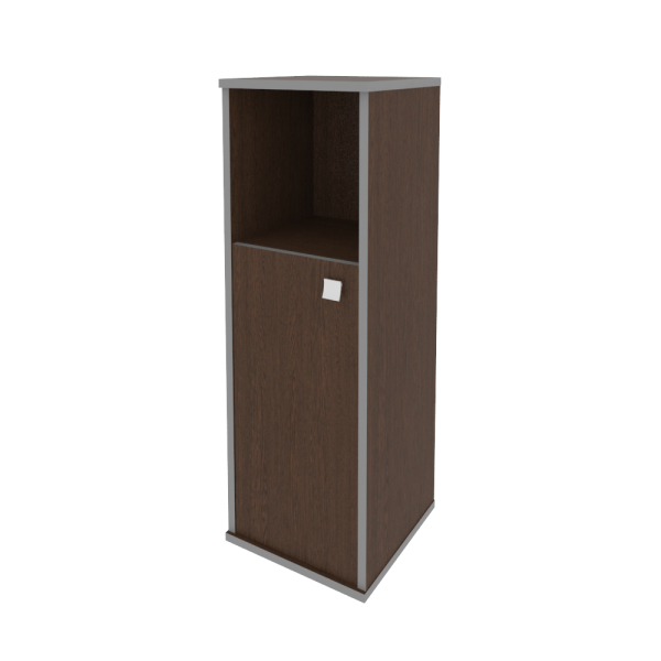 Шкаф средний  узкий, левый Style Л.СУ-2.1Л 412x410x1215 (Венге Цаво)