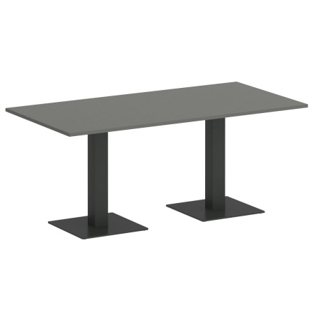 Стол прямоугольный VR.SP-5-180.2 1800x900x750 (Металлик/Антрацит Металл)