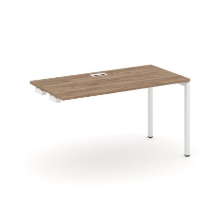 Стол-приставка к опорным элементам SN-4P.OPRS-014 (1580х700х750) (Дуб Табак/Металл Белый)