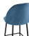 Стул полубарный Марсель велюр пыльно-синий (Стул полубарный Марсель синий)