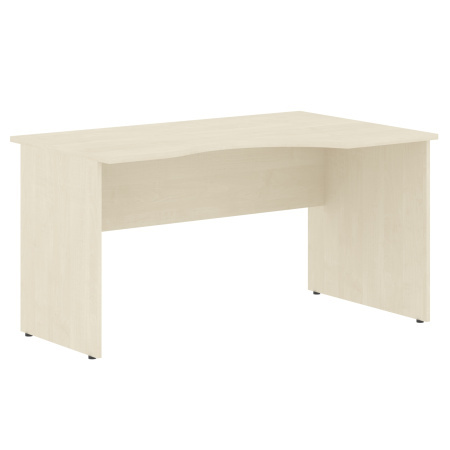 Стол криволинейный Имаго СА-2 Пр 1400x900x755 (Клен-металлик)