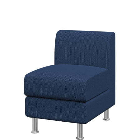 Диван Домино. Модуль 1-местный. (Модуль 1-местный sweet_blue)