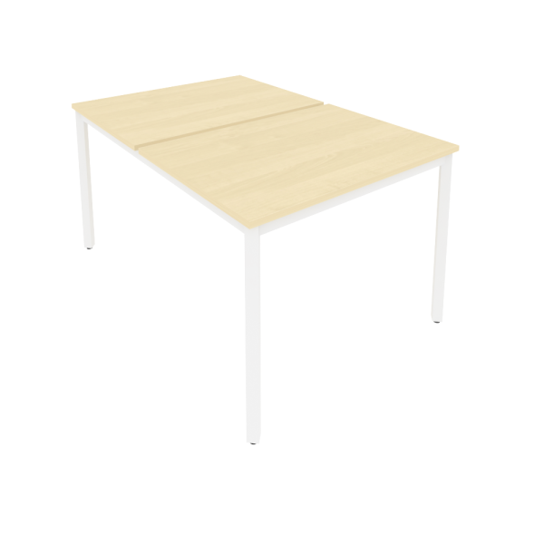 Рабочая станция на металлокаркасе Slim С.СП-3.3 980x1475x750 (Клен/Белый металл)