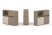 Тумба двойная + низкая надставка ES.NB.2N-16 (1500х410х1135) (Латте/Тиквуд Светлый)
