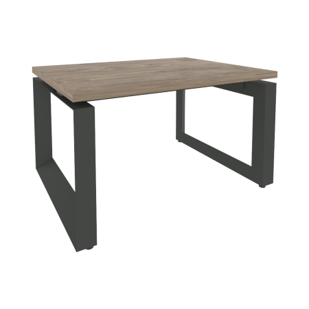 Стол журнальный Onix O.MO-SJ-1 780x600x450 (Тиквуд Темный/Черный металл)