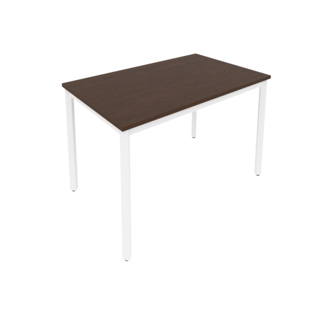 Стол письменный на металлокаркасе Slim С.СП-4 1180x720x750 (Венге Цаво/Белый металл)