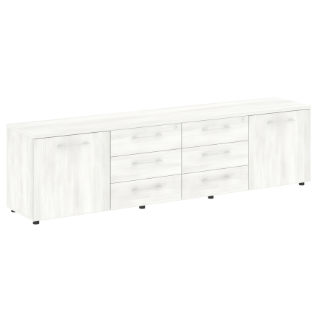 Тумба модульная LT.TS 4.3 2200x450x580 (Снежная Патина)