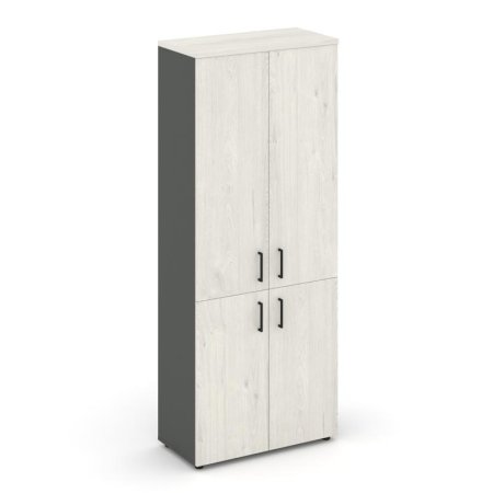 Шкаф высокий широкий SN.STS.E-104 (796х400х1982) (Антрацит/Дуб Наварра)