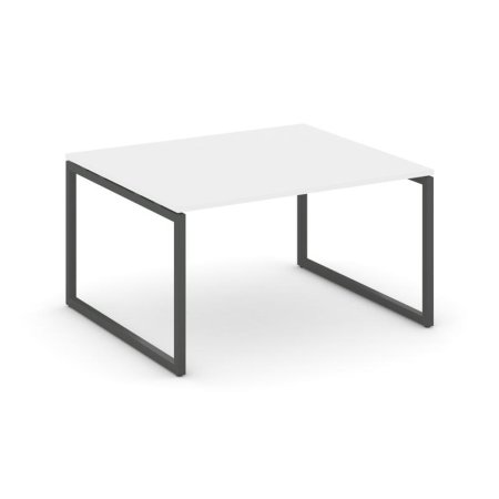 Стол переговорный SN-4O.SPRG-032.3 (1180х1180х750) (Белый/Металл Антрацит)