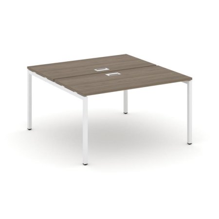 Рабочая станция 2-х сторонняя SN-4P.DRS-021 (980х1632х750) (Вяз Благородный/Металл Белый)