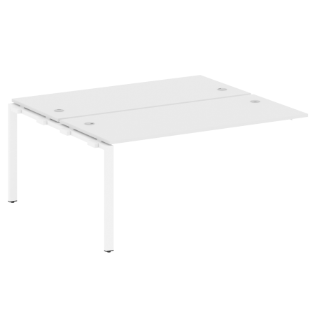 Проходной наборный элемент рабочей станции Metal System Style БП.ПРС-СП-2.4 1600x1475x750 (Белый/Белый металл)