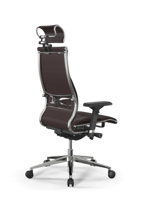 Кресло для руководителя Метта Samurai B2-10D - Infinity /Kc06/Nc06/D04P/H2cL-3D(M26.B32.G25.W03) (Темно-коричневый)