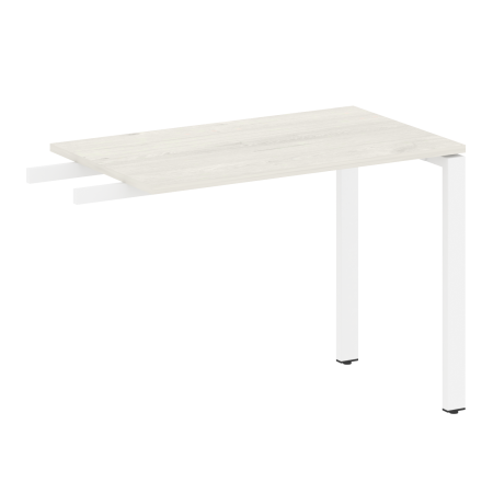 Приставной элемент БП.ПР-3 1000x600x750 (Дуб Наварра/Белый металл)