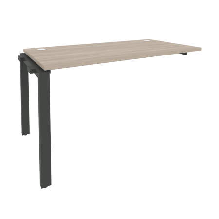 Наборный элемент рабочей станции на П-образном м/к Onix O.MP-1.NRS-3.7 1380x720x750 (Дуб Аттик/Черный металл)