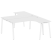 Рабочая станция криволинейная Metal System Style БА.РАС-СА-2.4 1600x2435x750 (Дуб Наварра/Серый металл)