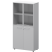 Шкаф высокий комб. Кортез СМШ48.28F.28RS(Б) 792x362x1595 (Кронберг/Белый)