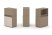 Тумба одиночная + низкая надставка ES.NB.1N-2 (750х410х1135) (Латте/Тиквуд Светлый)