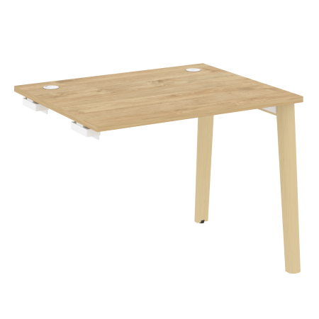 Стол-приставка к опорным элементам на деревянных опорах Onix Wood OW.SPR-1.8 980x800x750 (Тиквуд Светлый/Дуб Светлый)