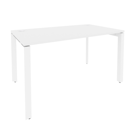 Стол рабочий на П-образном м/к Onix O.MP-SP-3.8 1380x800x750 (Белый Бриллиант/Белый Металл)