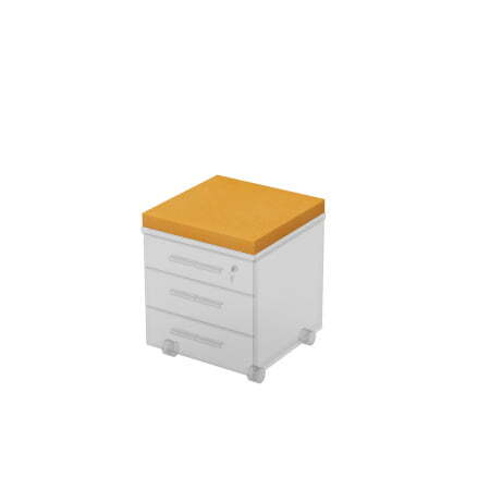 9ПТ.001 Подушка для тумбы (450x450x50) (Orange)