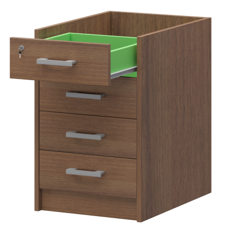 Корпус тумбы приставной Арго АТ-07 440x600x740 (Орех)