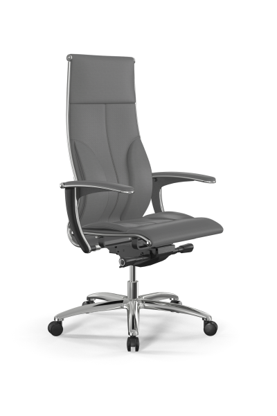Кресло для руководителя Метта Samurai L1-10U - Infinity /Kc06/Nc06/U0mL-mL(M26.B31.G20.W03) (Серый)