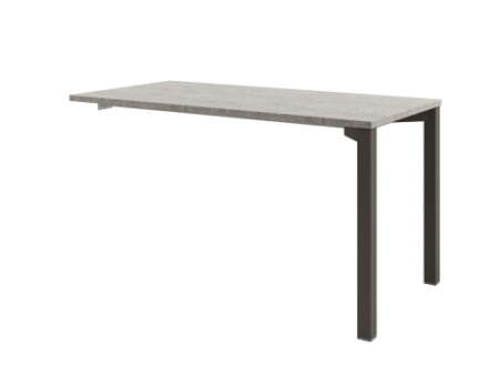 Бенч-система, конечная секция Solution D-313 1400x700x750 (Бетон/ТрюфельКоричневый)