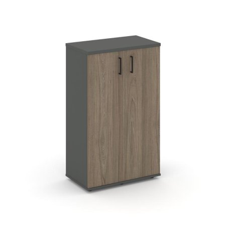 Тумба опорная/приставная SN.TOP-062 (700х400х1150) (Антрацит/Вяз Благородный)