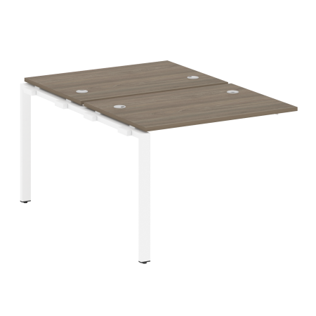 Проходной наборный элемент рабочей станции Metal System Style БП.ПРС-СП-2.1 1000x1475x750 (Вяз/Белый металл)