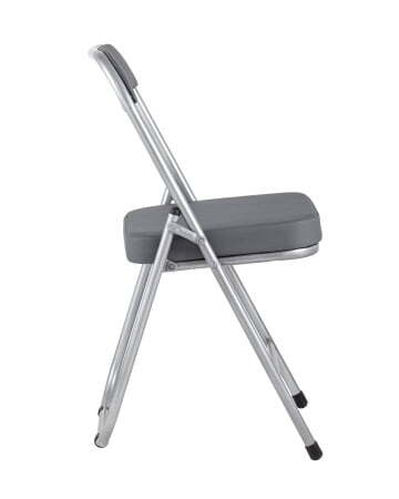 Стул складной ДЖОН металлик, серый (Стул складной Джон серый)